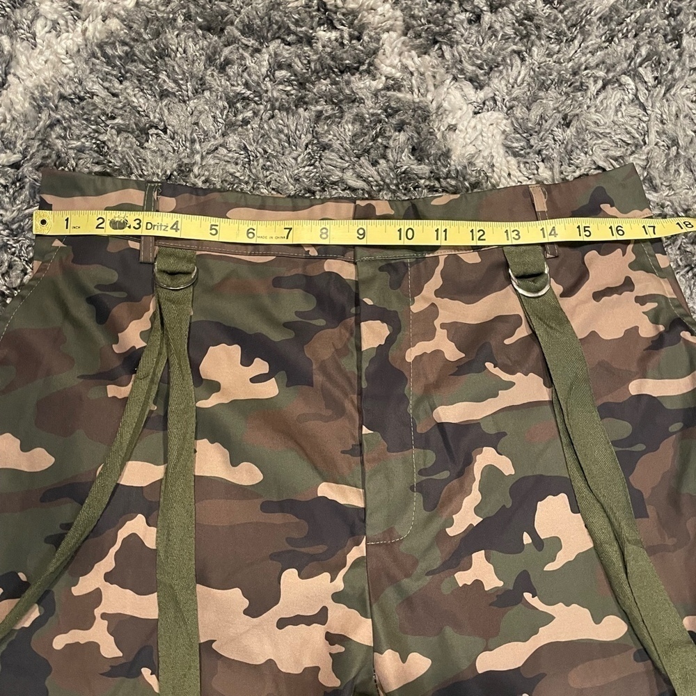 Womens Cargo Camo Pants High Waist Slim Fit Jogger Size XXL - Picture 5 of 12